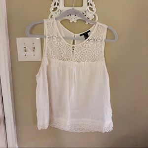 Eyelet Tank Top